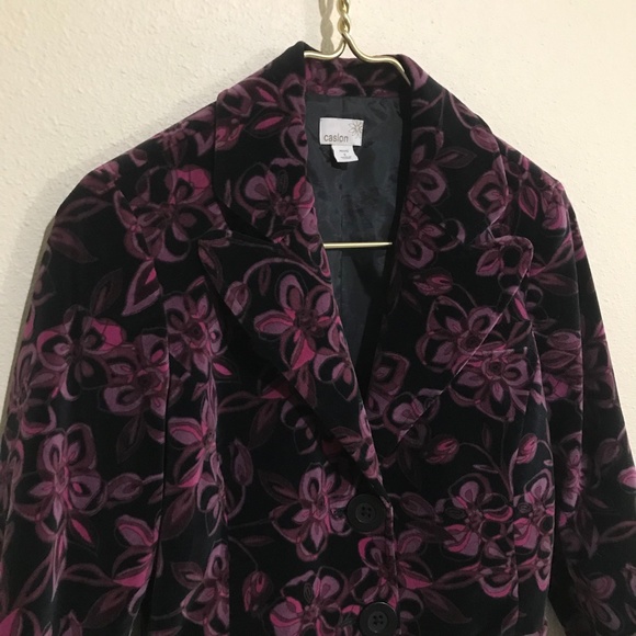 Caslon Jackets & Coats | Caslon Blazer Velvet Lined Jacket ...